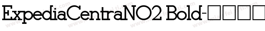 ExpediaCentraNO2 Bold字体转换